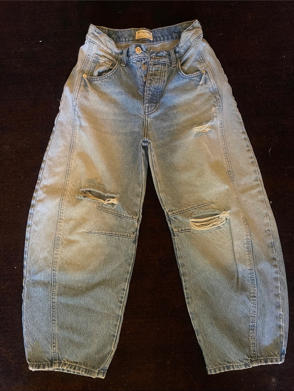 Free people barrels size 24 Distressed from company.